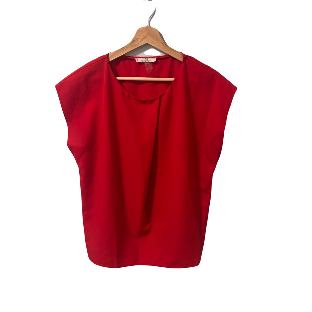 Mango Red Women's Top size small